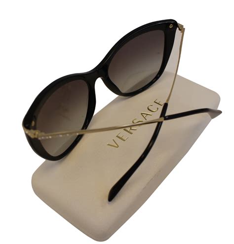 versace black and gold women sunglasses